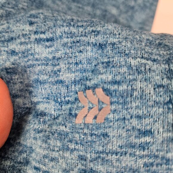 All In Motion Kids' Blue 1/4-Zip Pullover Sweatshirt Size Medium (8/10) Casual - Picture 7 of 10